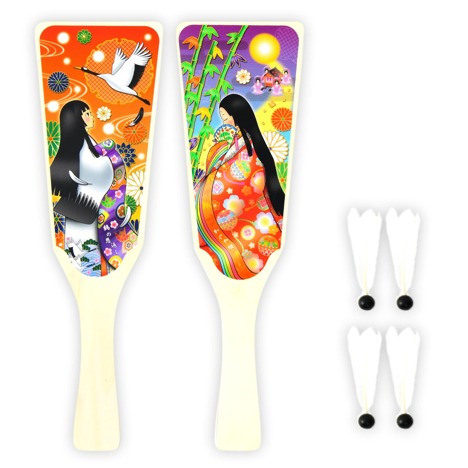 Amazon | 【 縁日 景品 玩具 セット 】ものがたり羽子板 (かぐや姫